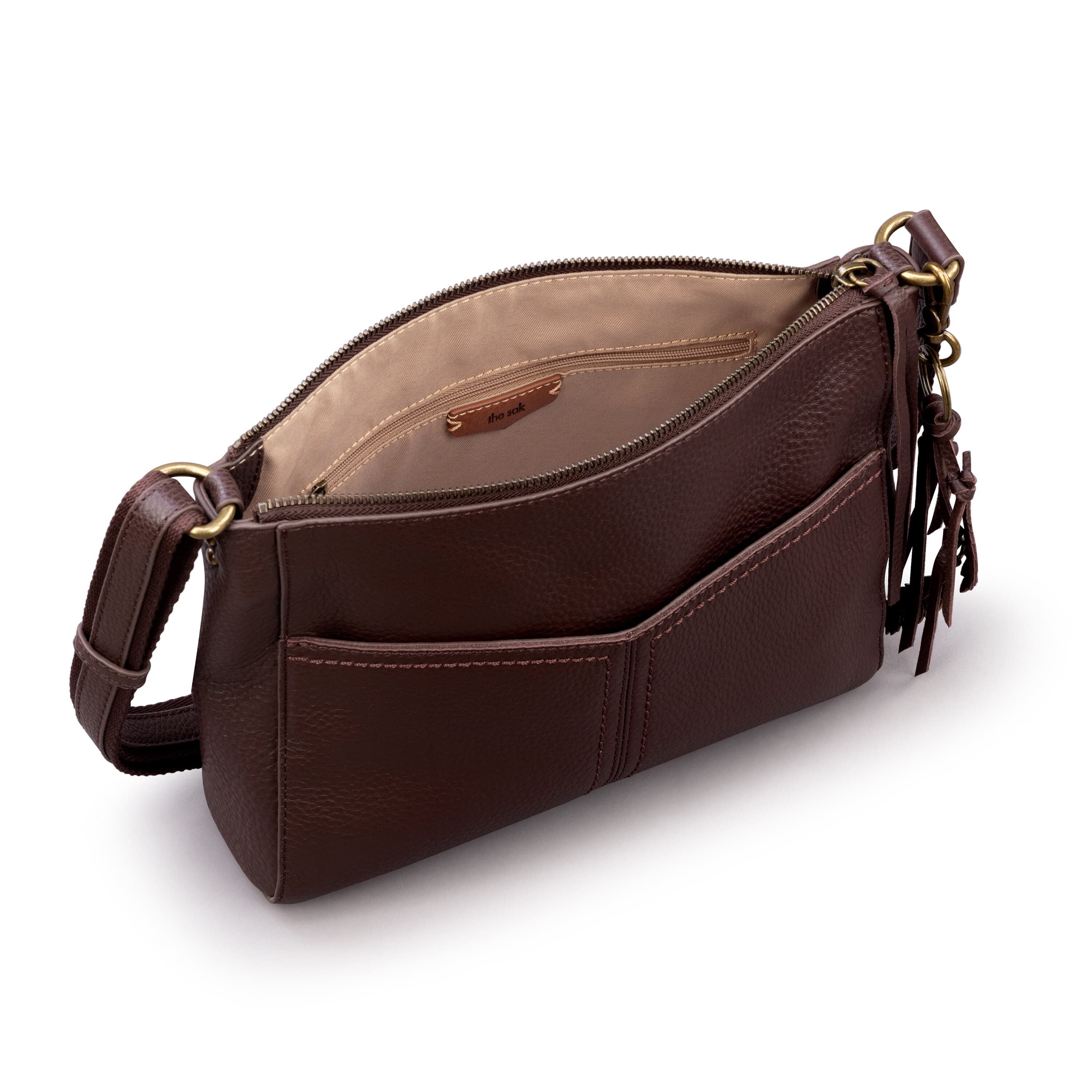 The Sak Alameda Crossbody - Leather - Mahogany