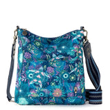 Sakroots Lucia Crossbody - EcoTwill - Royal Blue Seascape