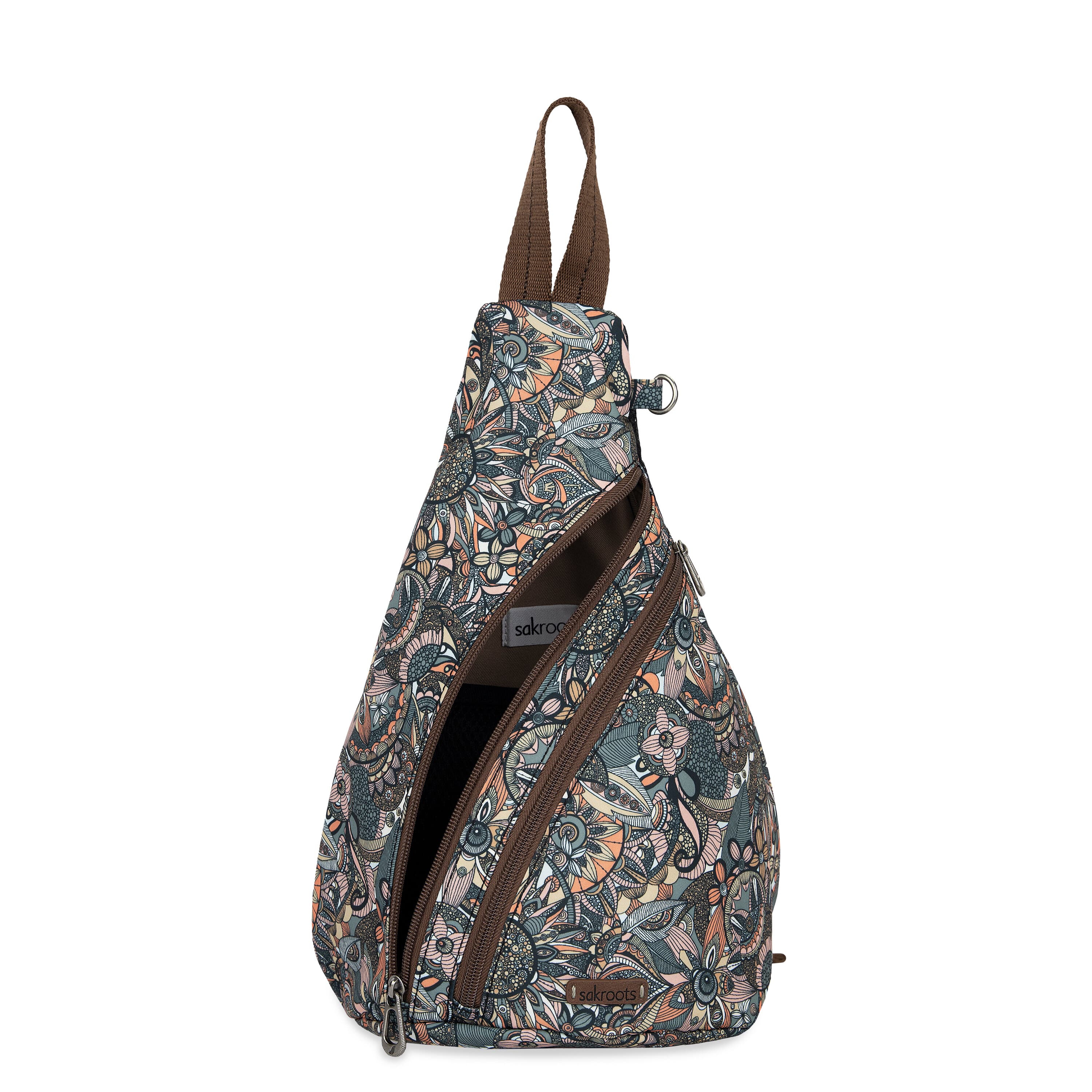 Sakroots On The Go Sling Backpack - EcoTwill - Sienna Spirit Desert