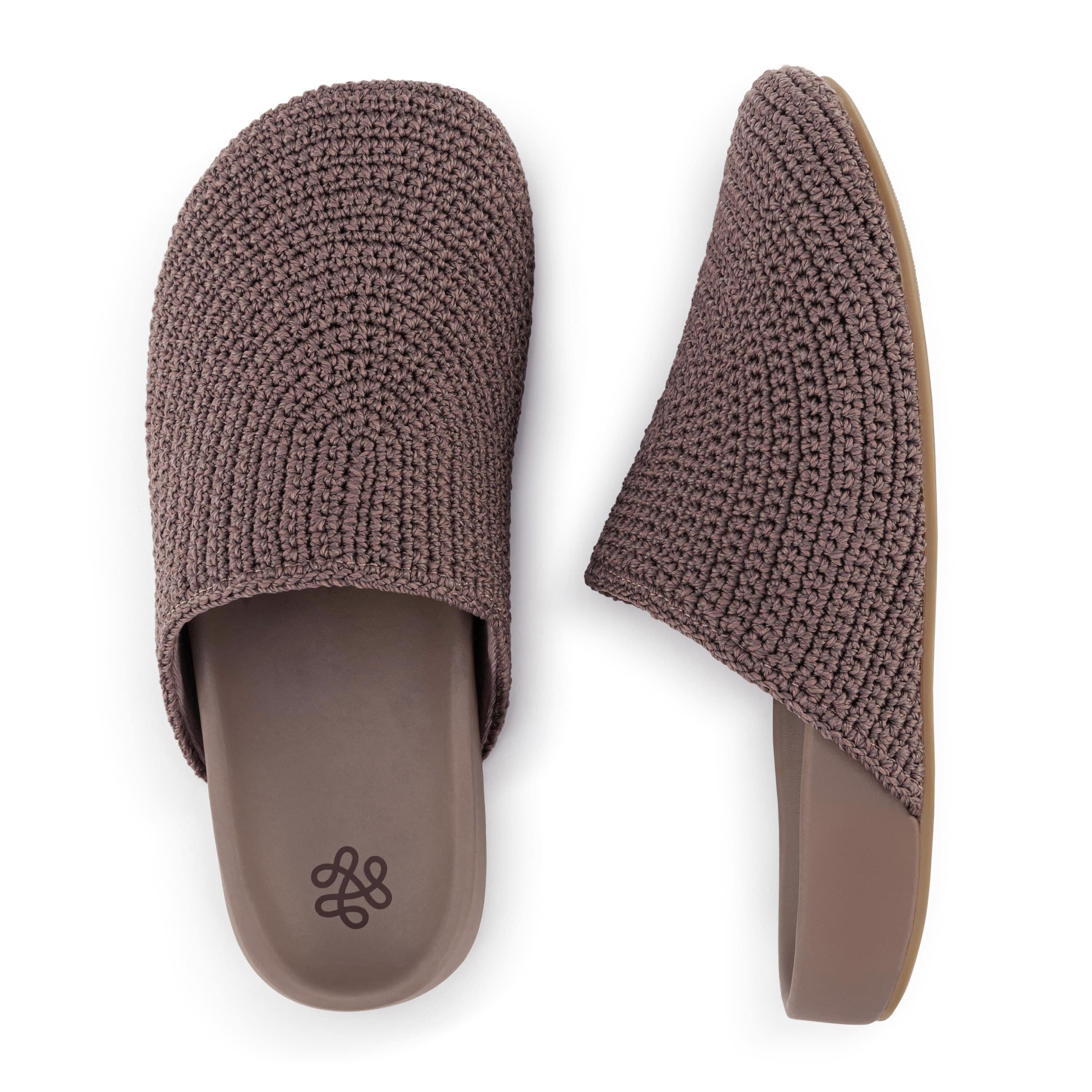 The Sak Bolinas Clog - Hand Crochet - Mushroom