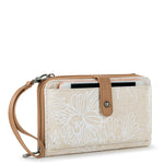 Sakroots Smartphone Wallet - Canvas - White Flower Blossom