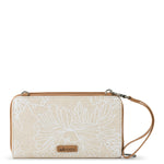 Sakroots Smartphone Wallet - Canvas - White Flower Blossom