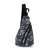 Sakroots On The Go Sling Backpack - EcoTwill - Midnight Seascape