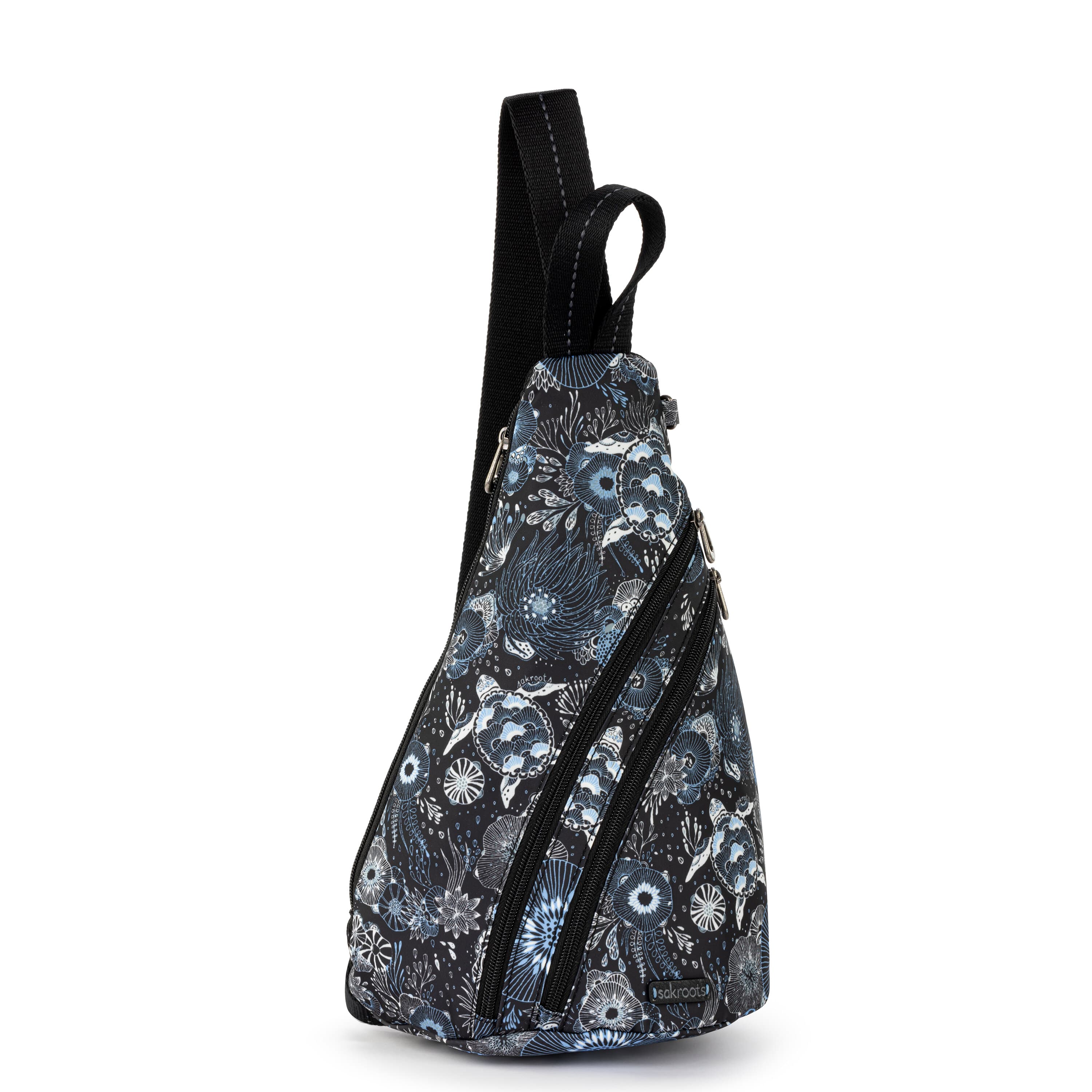 Sakroots On The Go Sling Backpack - EcoTwill - Midnight Seascape