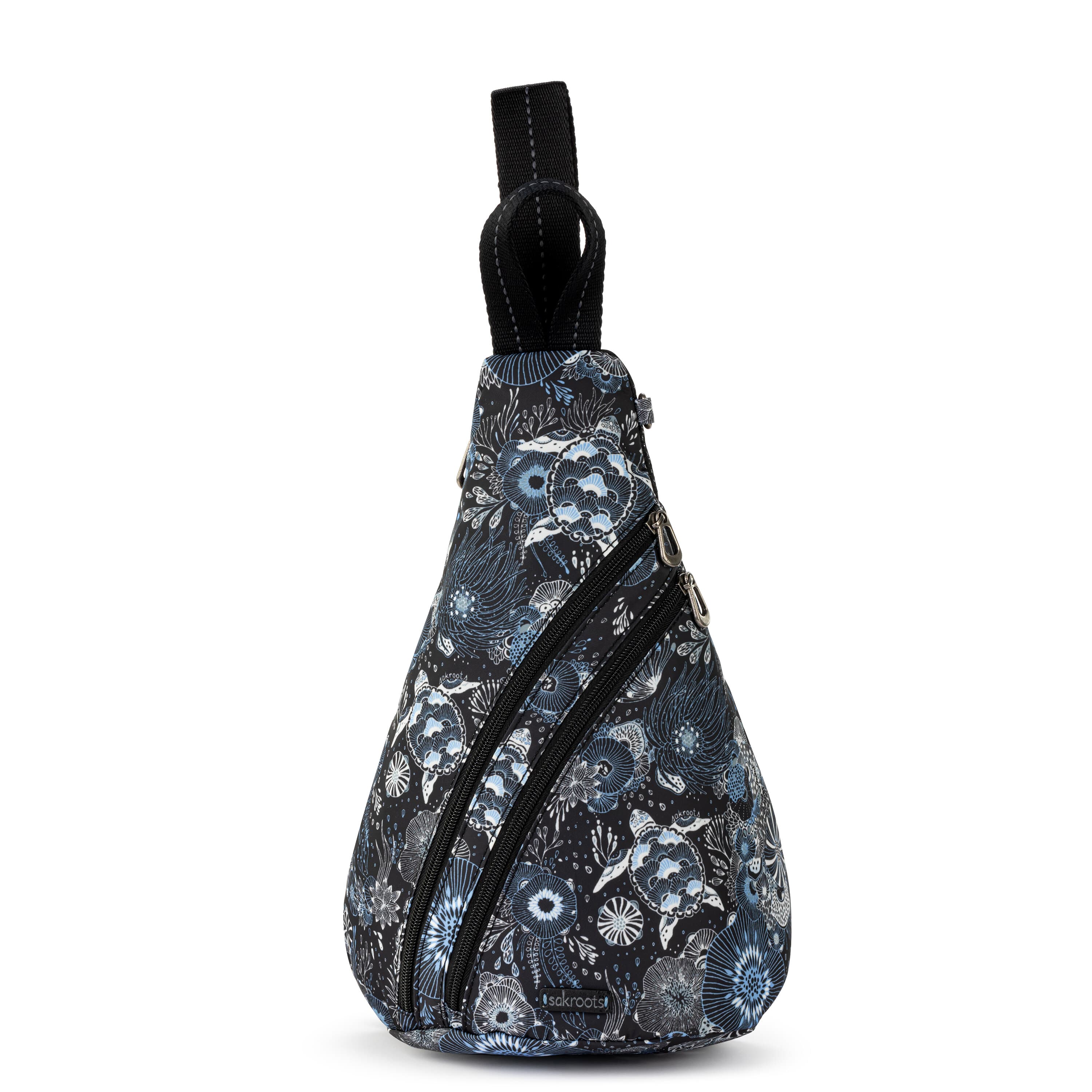 Sakroots On The Go Sling Backpack - EcoTwill - Midnight Seascape