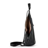 The Sak Geo Sling Backpack - Leather - Black