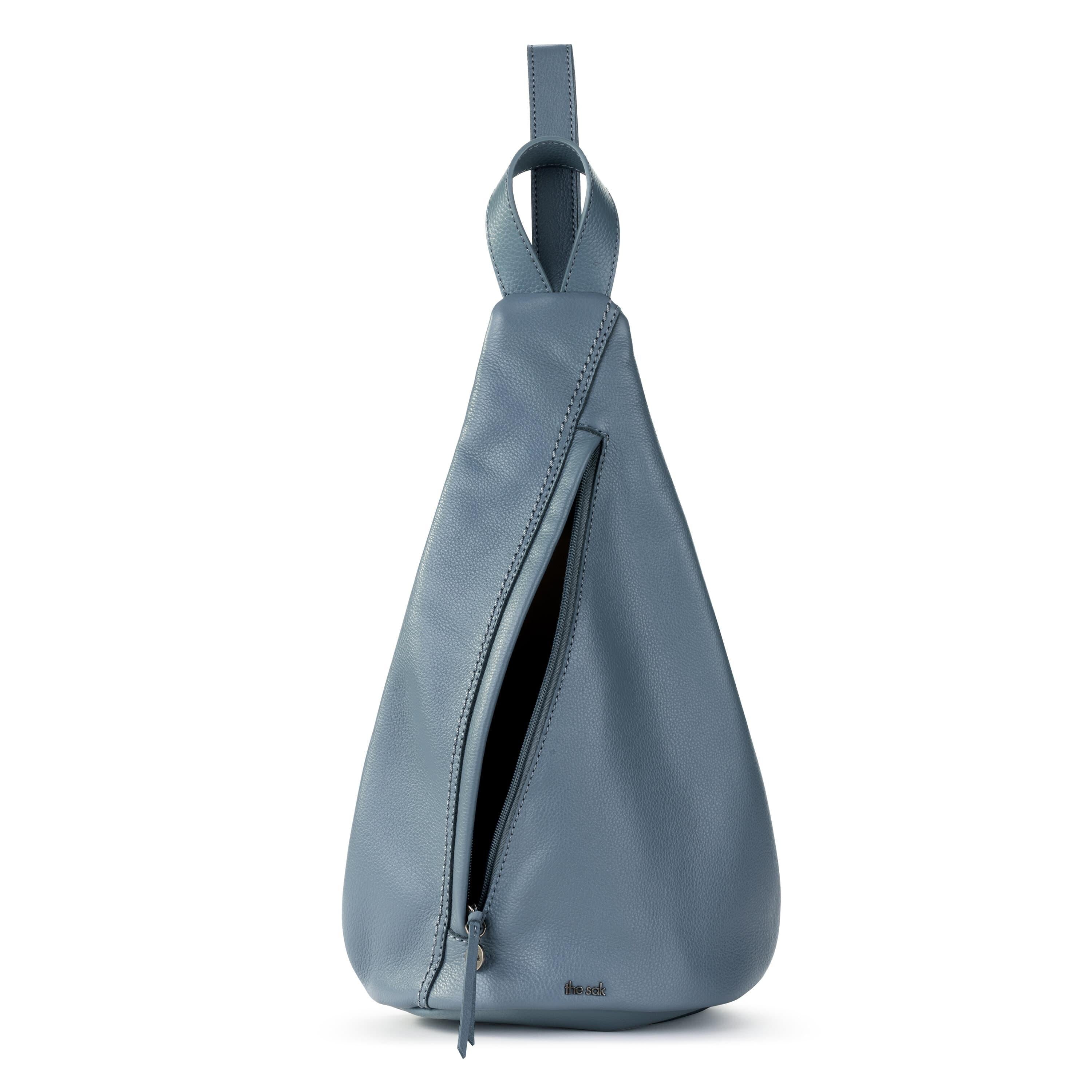 The Sak Geo Sling Backpack - Leather - Maritime
