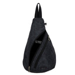 Sakroots On The Go Sling Backpack - EcoTwill - Black Spirit Desert