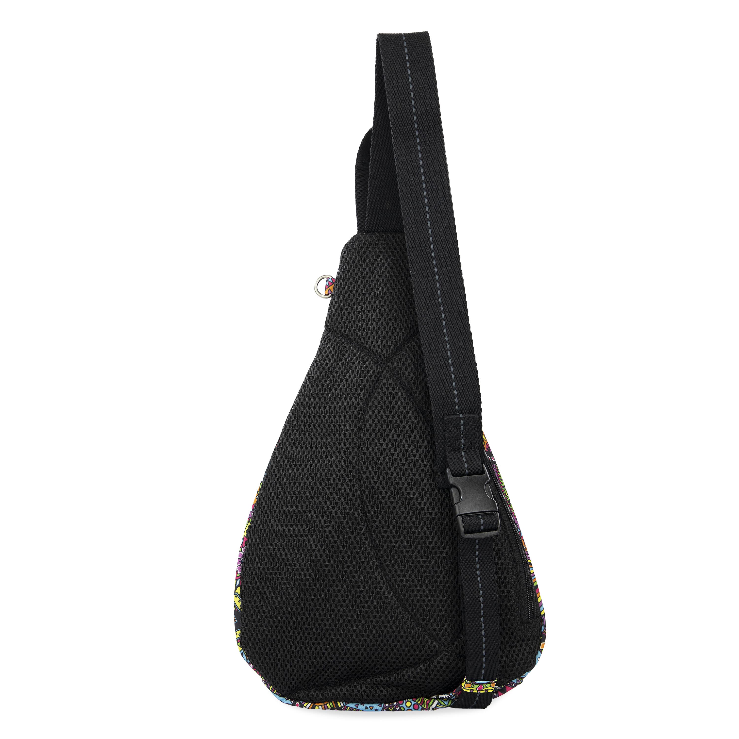 Sakroots On The Go Sling Backpack - EcoTwill - Rainbow Wanderlust