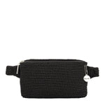 The Sak Caraway Small Belt Bag - Hand Crochet - Black