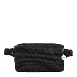 The Sak Caraway Small Belt Bag - Hand Crochet - Black