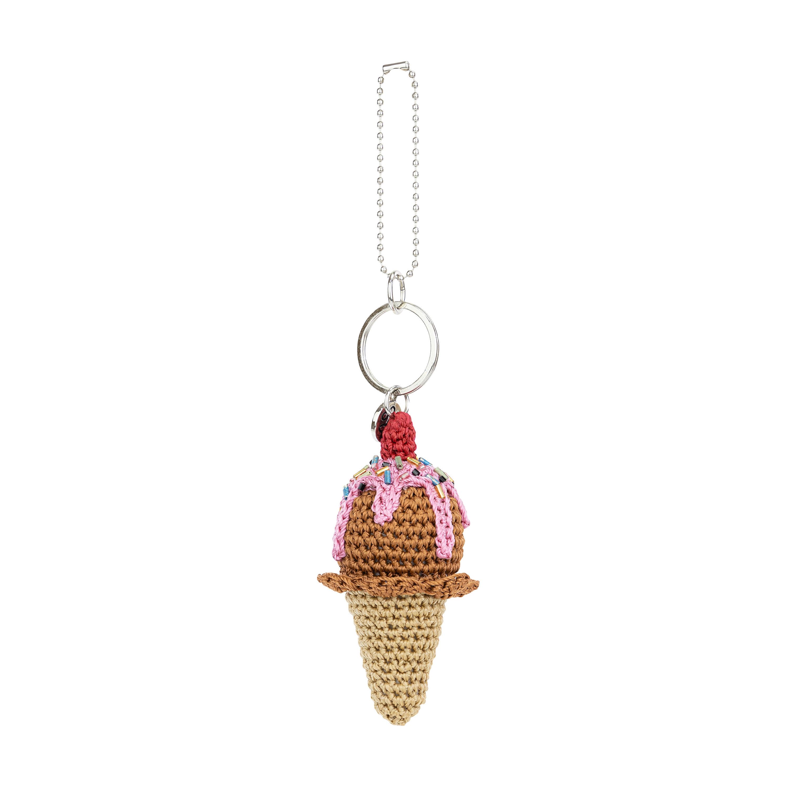 The Sak Yarnicharmz Dangle - Hand Crochet - Chocolate