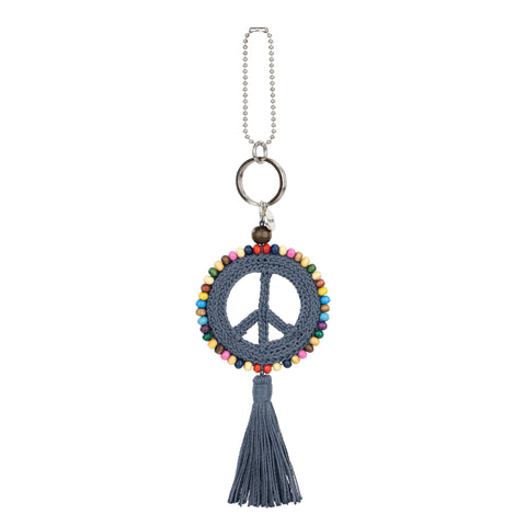 The Sak Yarnicharmz Dangle - Hand Crochet - Maritime Peace