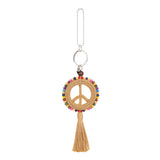 The Sak Yarnicharmz Dangle - Hand Crochet - Bamboo Peace