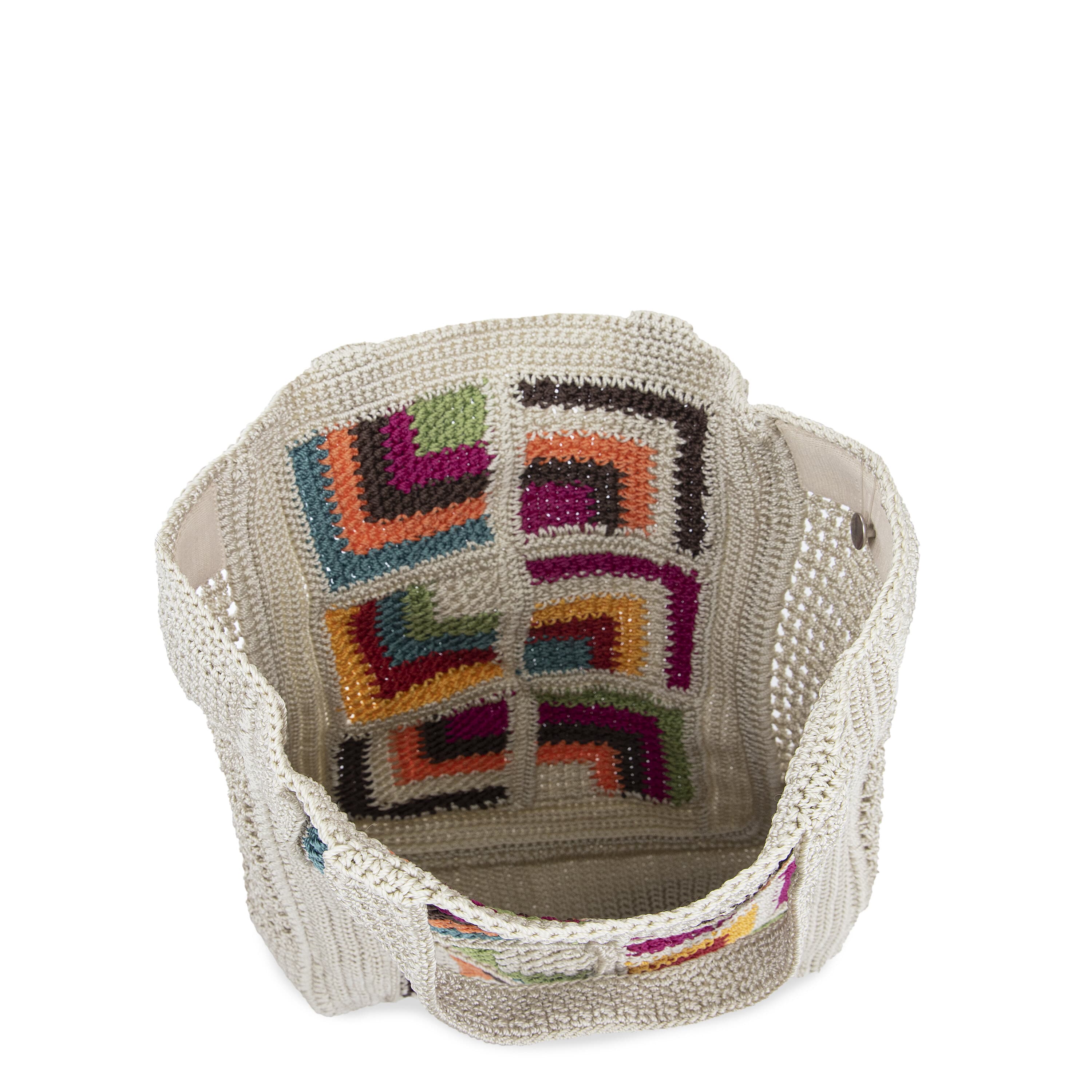 The Sak Lanie Market Tote - Hand Crochet - Multi Geo
