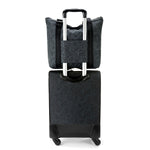 Sakroots On The Go 21" Spinner Luggage Bundle - EcoTwill - Black Rainbow Spirit Desert