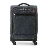 Sakroots On The Go 21" Spinner Luggage Bundle - EcoTwill - Black Rainbow Spirit Desert