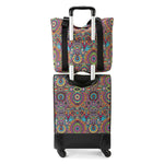 Sakroots On The Go 21" Spinner Luggage Bundle - EcoTwill - Rainbow Wanderlust