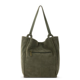 The Sak Los Feliz Tall Tote - Leather - Moss Suede