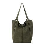 The Sak Los Feliz Tall Tote - Leather - Moss Suede