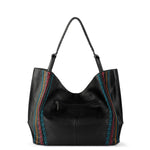 The Sak Los Feliz Large Tote - Leather - Black Multi Seminyak