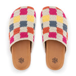 The Sak Bolinas Clog - Hand Crochet - Multi Check