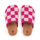 The Sak Bolinas Clog - Kids - Hand Crochet - Pink Check