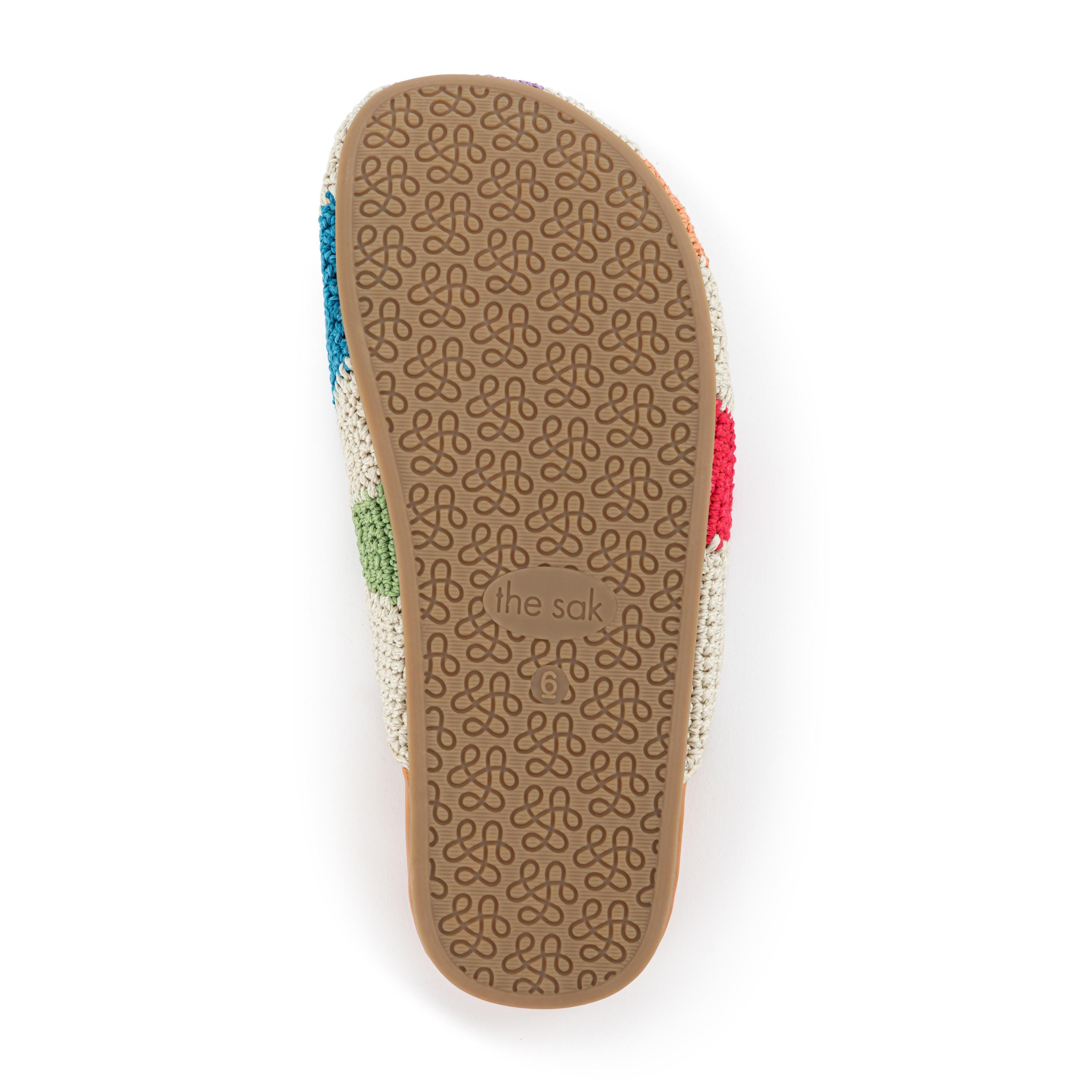 The Sak Bolinas Clog - Hand Crochet - Multi Sunbeam