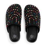 The Sak Bolinas Clog - Hand Crochet - Black Multi Beads