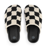 The Sak Bolinas Clog - Kids - Hand Crochet - Black Check