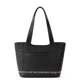 The Sak De Young Tote - Leather - Black Snake Block