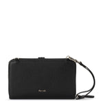 The Sak Iris Smartphone Wallet - Hand Crochet - Black Check