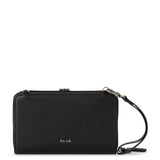 The Sak Iris Smartphone Wallet - Hand Crochet - Black Check
