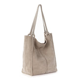 The Sak Los Feliz Tall Tote - Leather - Sand Suede