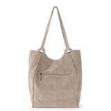 The Sak Los Feliz Tall Tote - Leather - Sand Suede