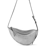 The Sak Tess Sling - Leather - Dark Silver