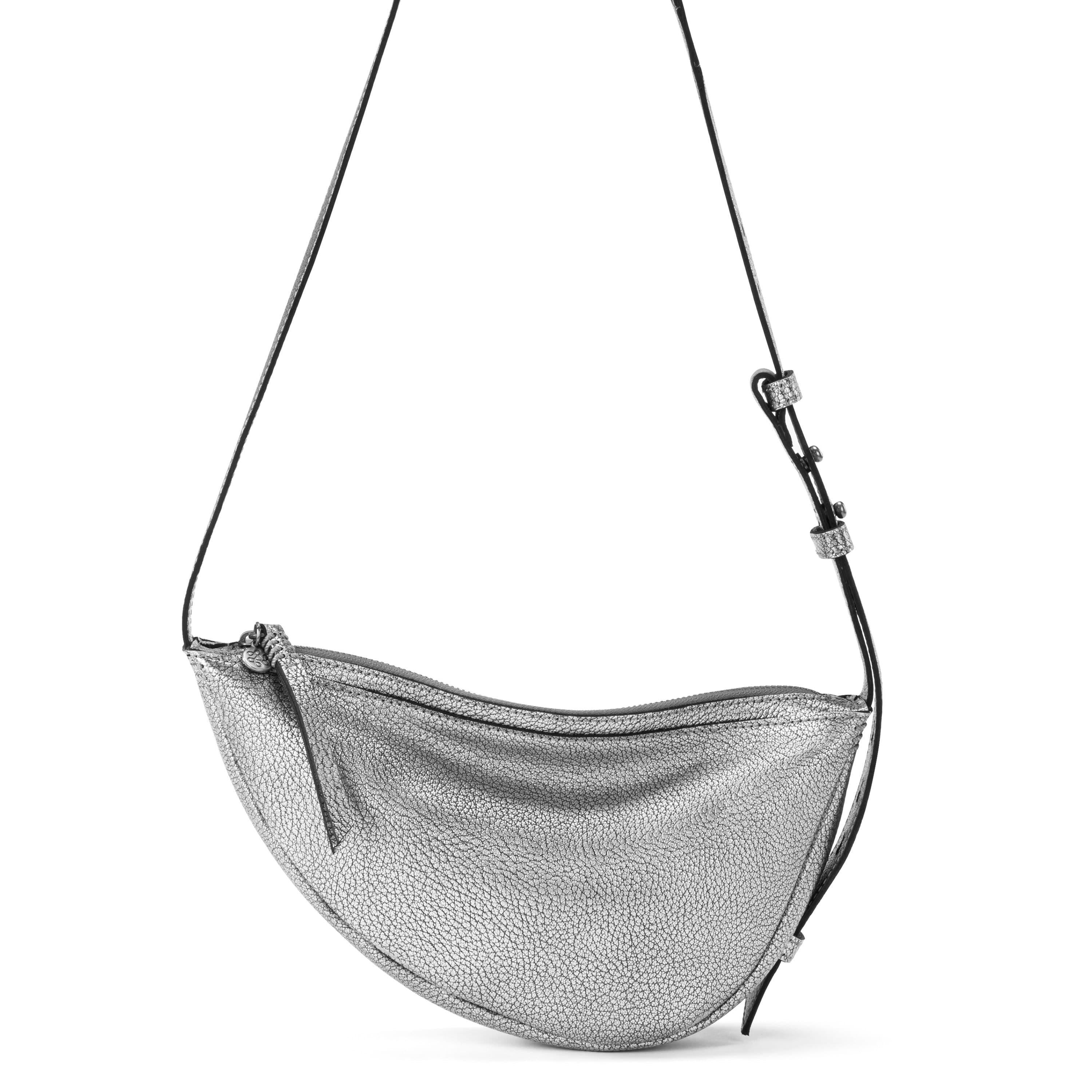 The Sak Tess Sling - Leather - Dark Silver