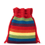 The Sak Brixton Tic-Tac-Toe Set - Hand Crochet - Rainbow