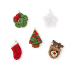 The Sak Yarnicharmz 5 Pack - Hand Crochet - Christmas