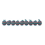 The Sak 9-Piece Ornament Set - Hand Crochet - Granny Multi