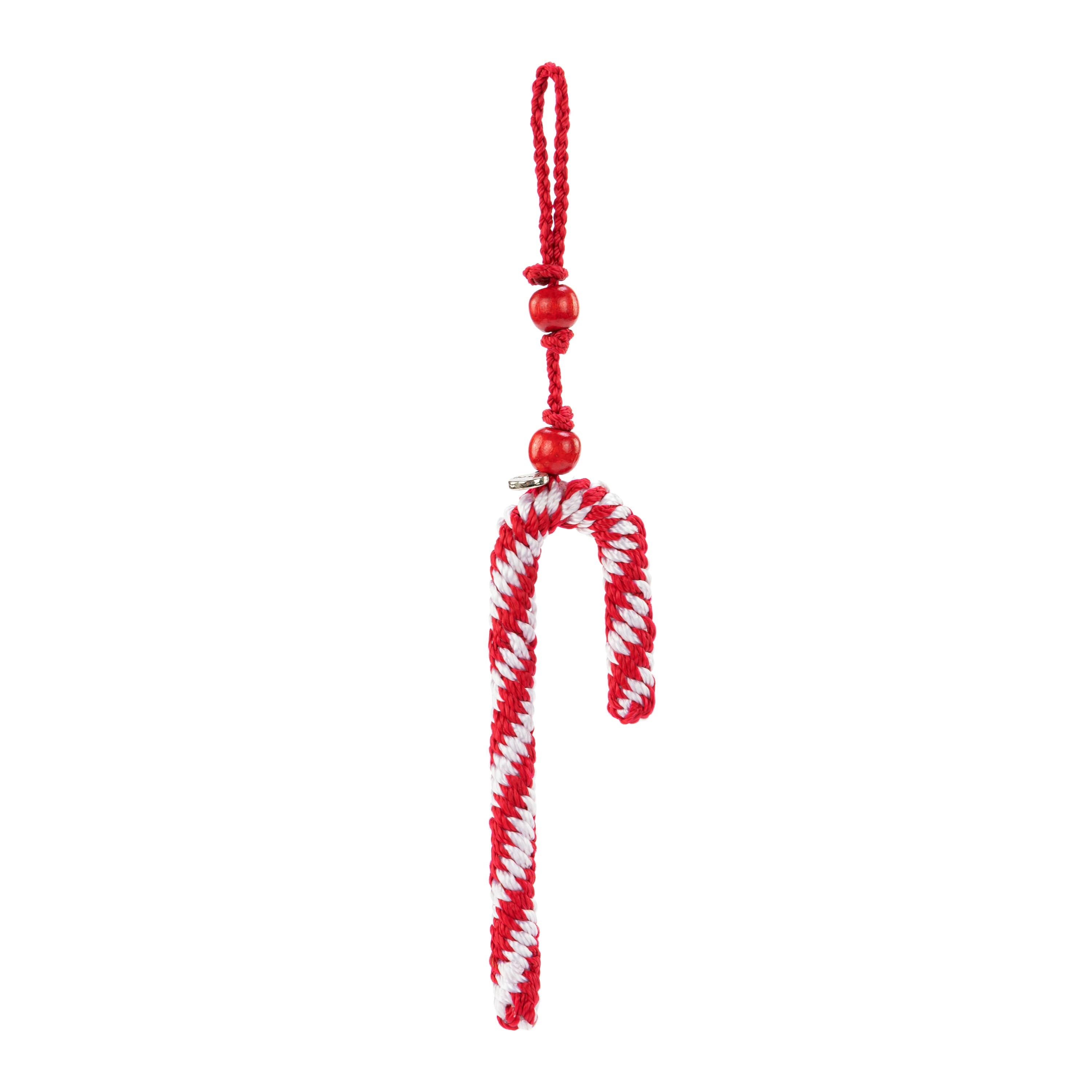 The Sak 9-Piece Ornament Set - Hand Crochet - Candy Canes