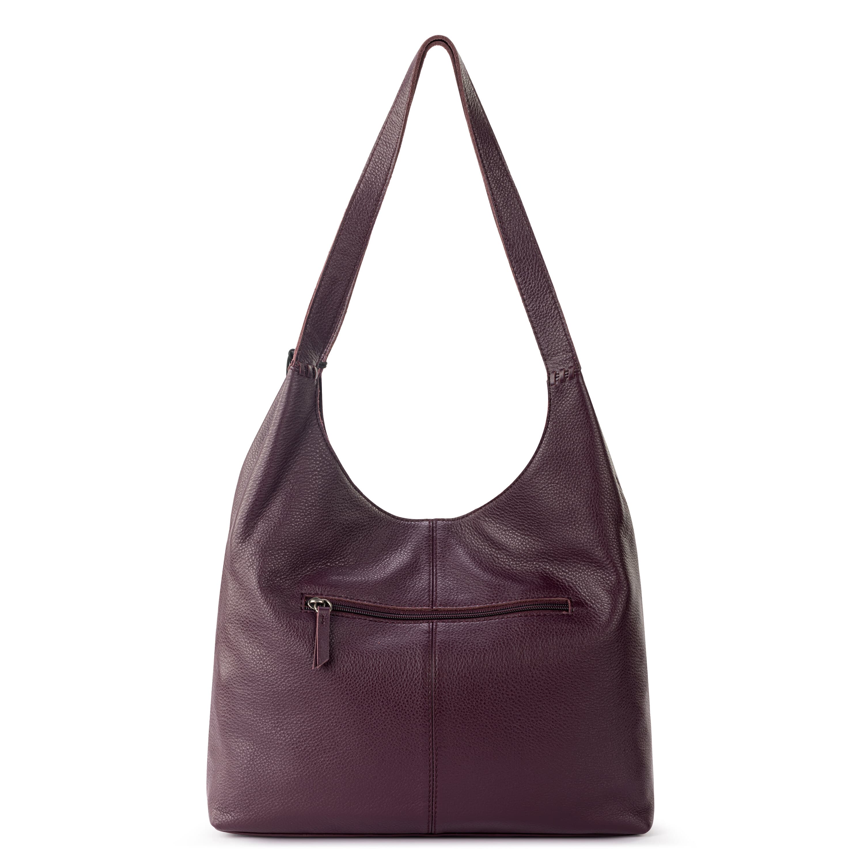 The Sak Huntley Hobo - Leather - Aubergine