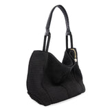 The Sak Los Feliz Large Tote - Hand Crochet - Black
