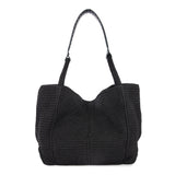 The Sak Los Feliz Large Tote - Hand Crochet - Black