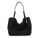 The Sak Los Feliz Large Tote - Hand Crochet - Black