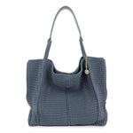 The Sak Los Feliz Large Tote - Hand Crochet - Maritime