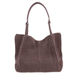 The Sak Los Feliz Large Tote - Hand Crochet - Mushroom