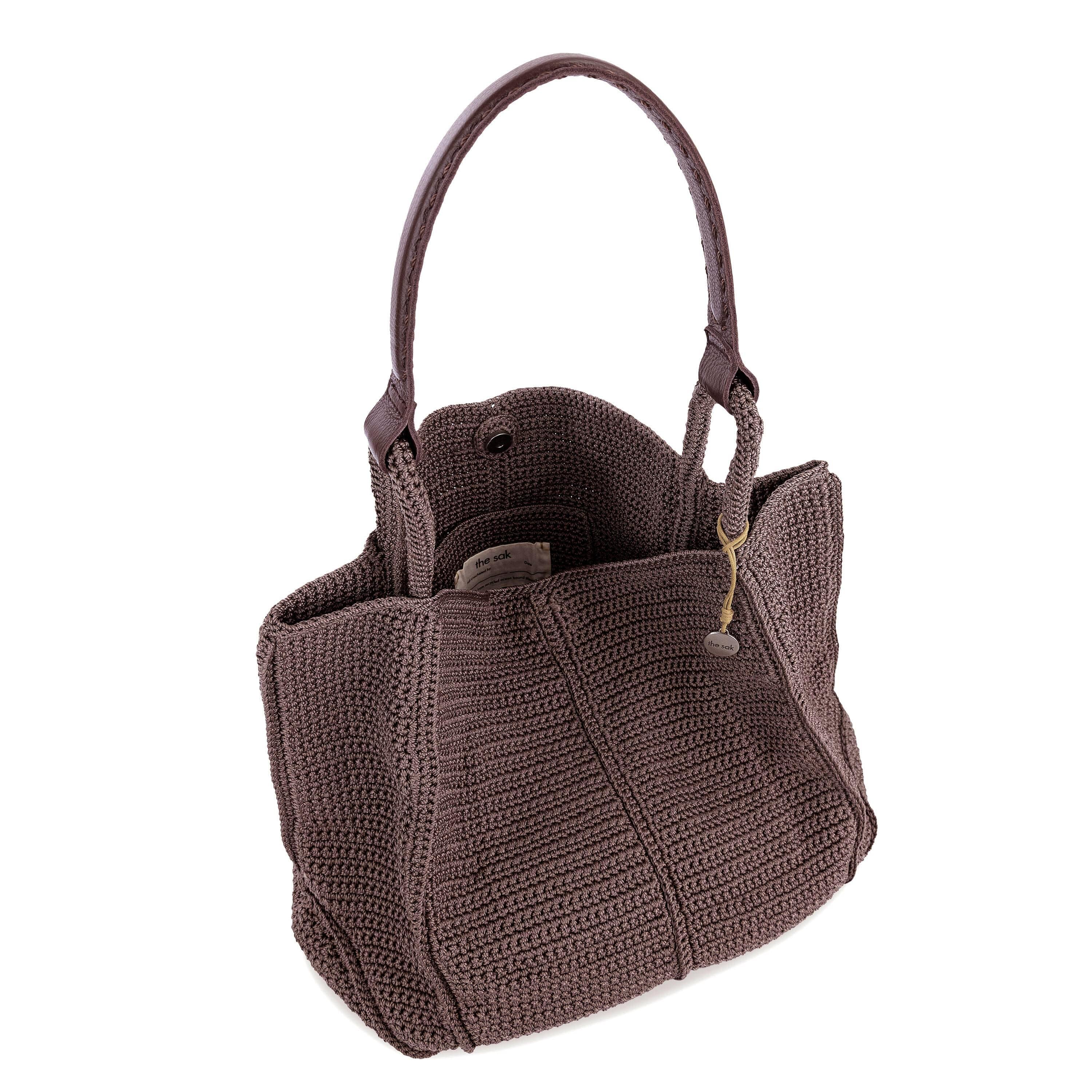 The Sak Los Feliz Large Tote - Hand Crochet - Mushroom