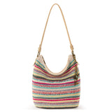 The Sak Sequoia Hobo - Hand Crochet - Eden Stripe