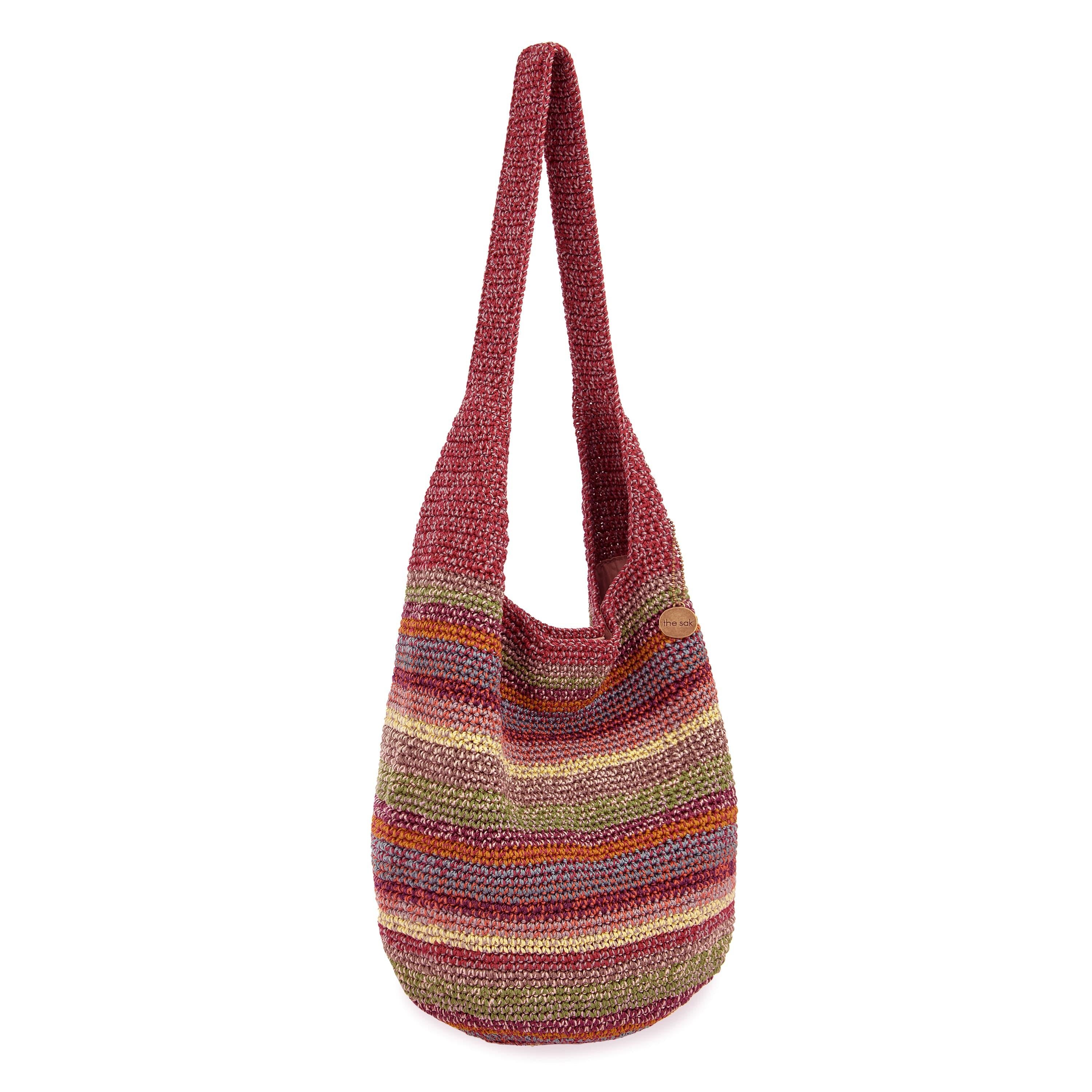 The Sak 120 Hobo - Hand Crochet - Sunset Stripe